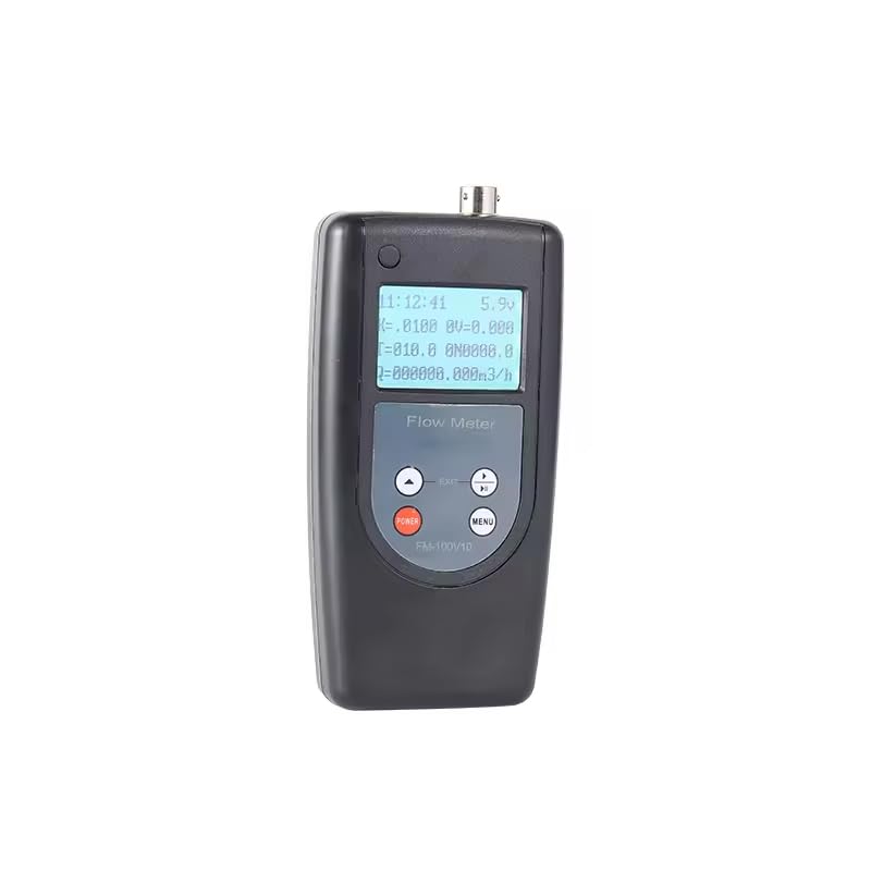 FM-100V10 Portable Flow Rate Meter Portable Water Velocity Tester Flow Meter Speed Range 0.01-10.00 m/s