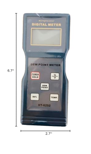 HT-6292 Digital Dew Point Meter Humidity and Temperature Meter Air Vapor Condensation Thermometer Hygrometer