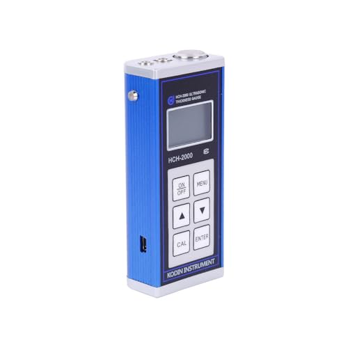 HCH-2000D Ultrasonic Thickness Gauge Digital Thickness Meter Measuring Range 0.75-350mm (# 45 Steel)