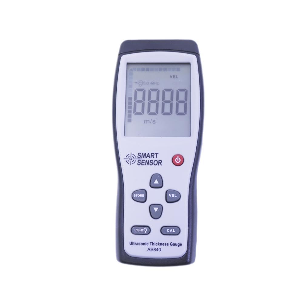 Graigar AS840 Digital Ultrasonic Thickness Gauge Tester Meter 1.2-225mm 1000-9999m/s