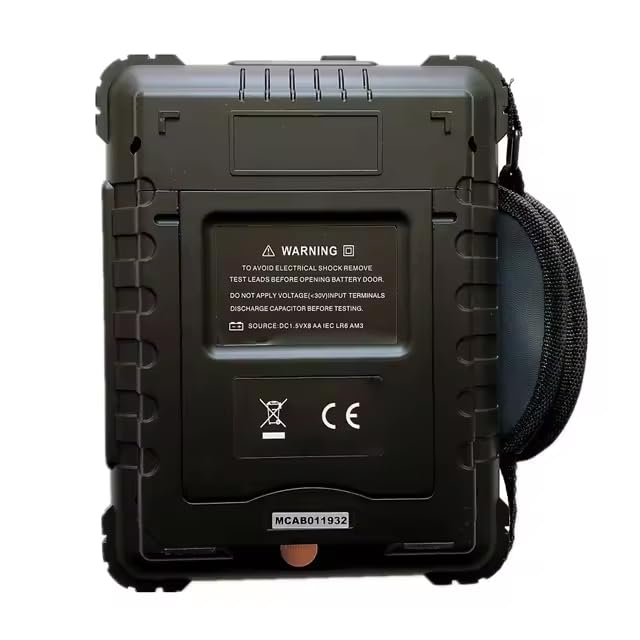 MS5308 Handheld Digital Auto Range LCR Meter 100KHz RS232 Dual LCD Display