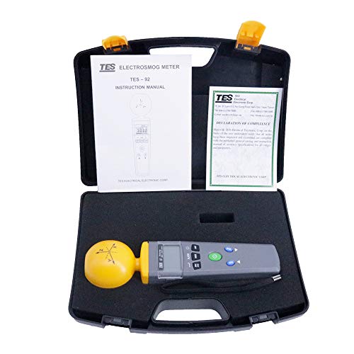 Graigar TES-92 EMF Meter Triaxial Data Logger The Electromagnetic Radiation Detector TES92