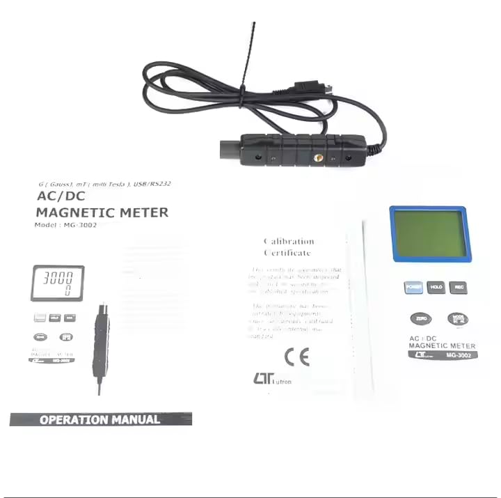 MG-3002 Digital Gauss Meter Electromagnetic Field Tester Electronic Power Battery Use Strength Tester