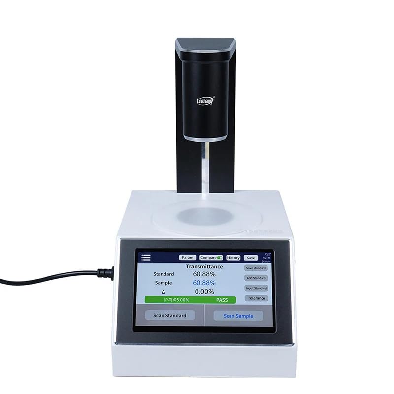 LS155 Digital Clarity Color Haze Glass Plastic Film Liquid Transparent Transmittance Measurement Analyzer Haze Meter