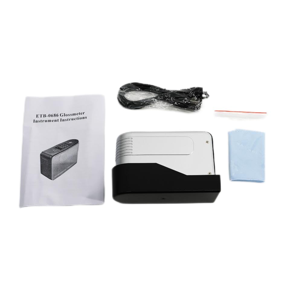 Graigar ETB-0686 Gloss Meter Glossmeter 0-200Gu for Paint Granite Woodware Surface Test Projecting Angle 60°