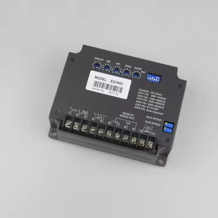 EG3002 Generator Speed Governor Diesel Generator Speed Control Unit Replace Kutai Engine