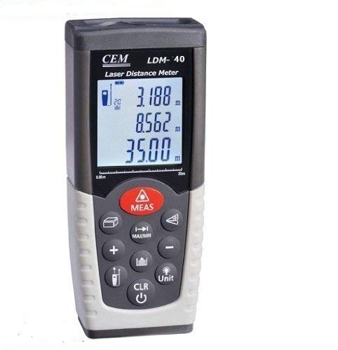 Graigar LDM-40 Laser Distance Meter Laser Rangefinder Measurement Distance Meter Measuring Range 0.05 to 40m
