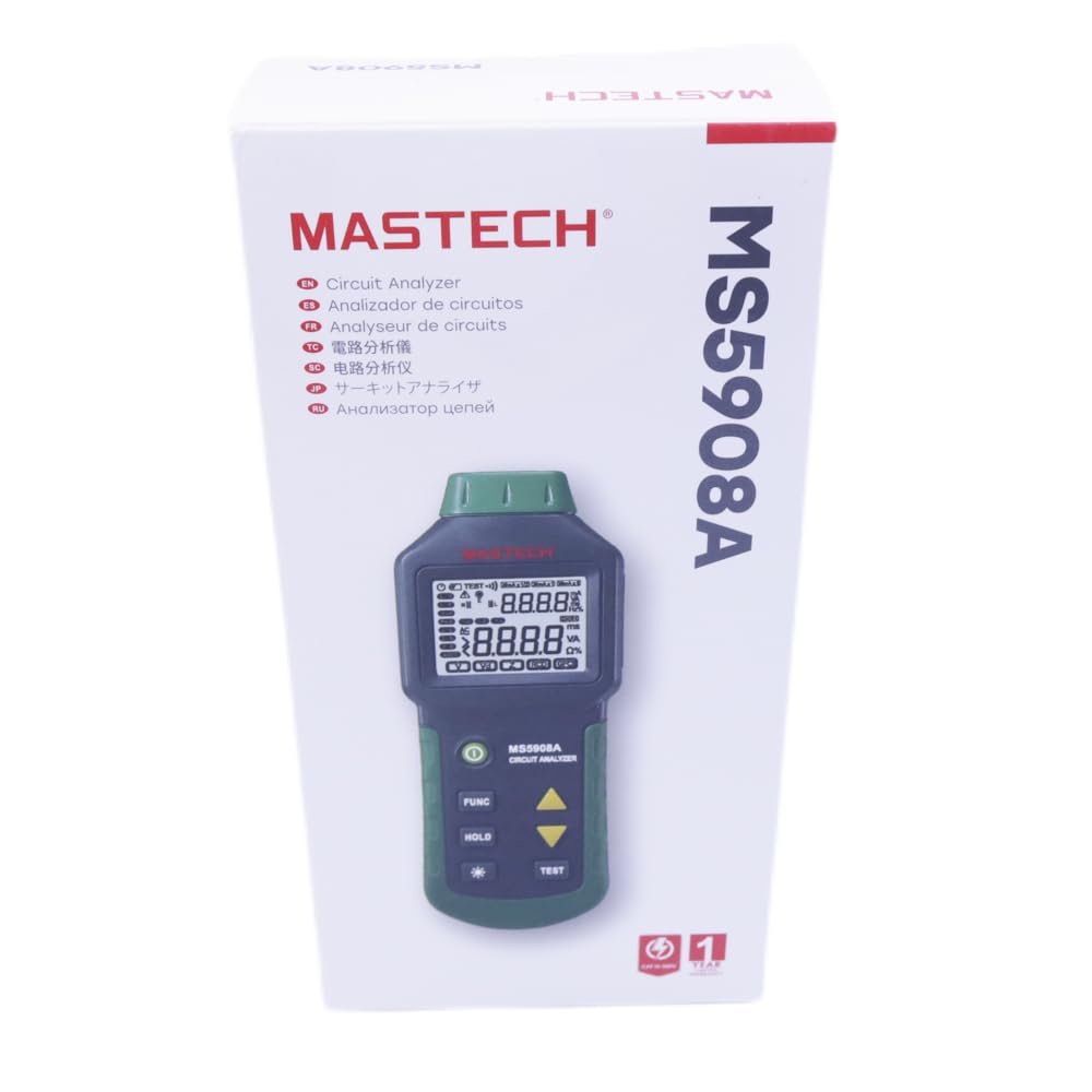 MS5908A MS5908C Digital Circuit Analyzer Line Voltage Tester Range 85.0~265.0V RCD Trip Current Meter