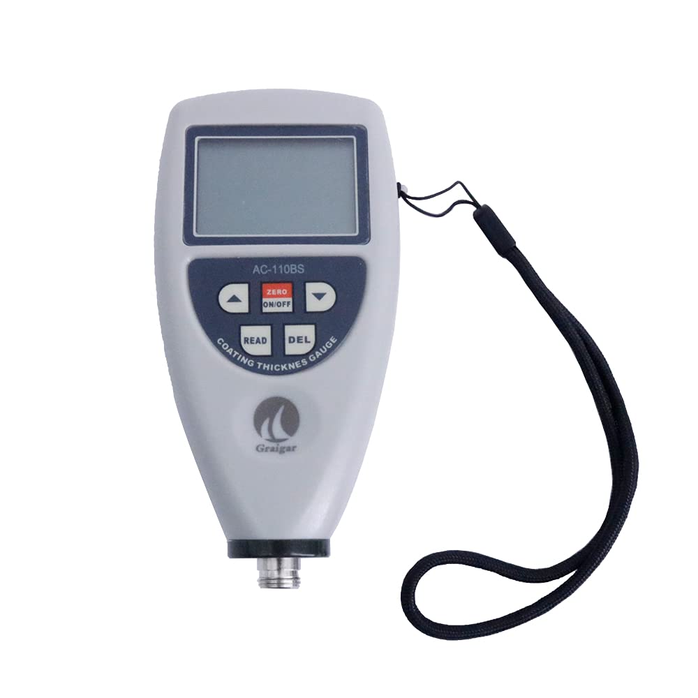 AC-110BS Portable Coating Thickness Gauge 0~1250um with Separate Sensor Painting Thickness Meter