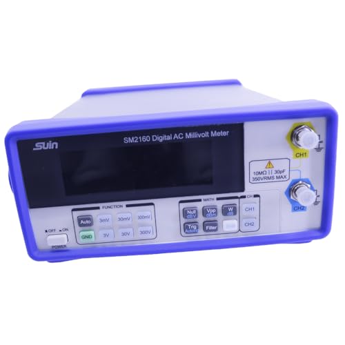 SM2160 Voltage Tester Millivolt Meter Digital AC Millivoltmeter Frequency Measurement Range 5Hz ~ 6MHz