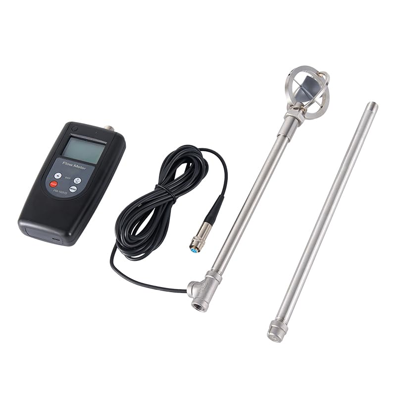 FM-100V5 Portable Water Flow Meter Open Channel Flow Velocity Tester 0.01-5.00 m/s