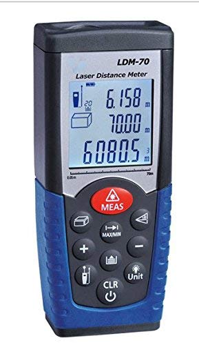 Graigar LDM-70 Laser Distance Meter Laser Rangefinder Infrared Range Finder Measuring Range 0.05 to 70m