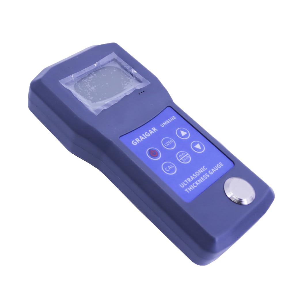 Graigar UM6500 Portable Digital Ultrasonic Thickness Gauge Meter 1.0-245mm 0.05-8inch