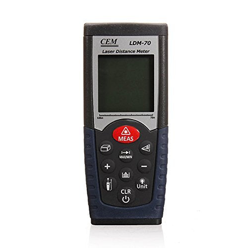 Graigar LDM-70 Laser Distance Meter Laser Rangefinder Infrared Range Finder Measuring Range 0.05 to 70m