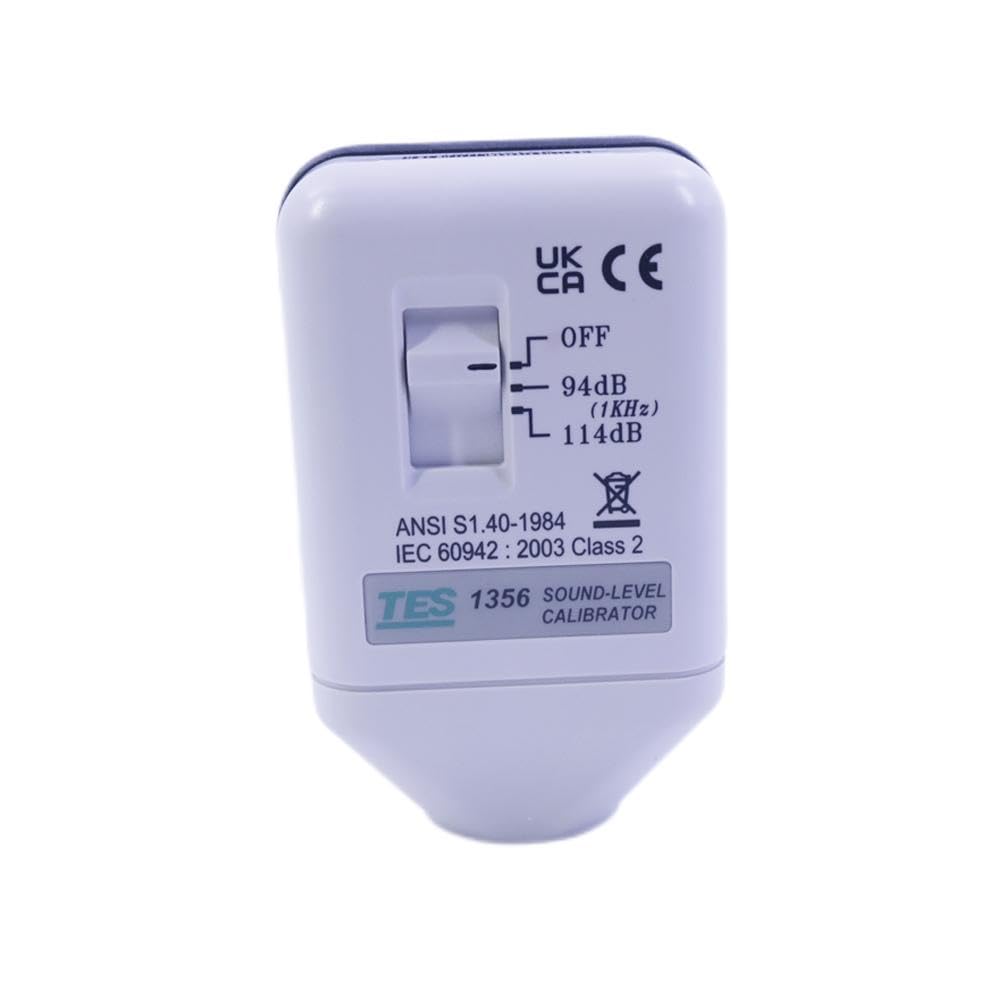TES-1356 Sound Level Calibrator 94/114dB Noise Tester Calibration Meter