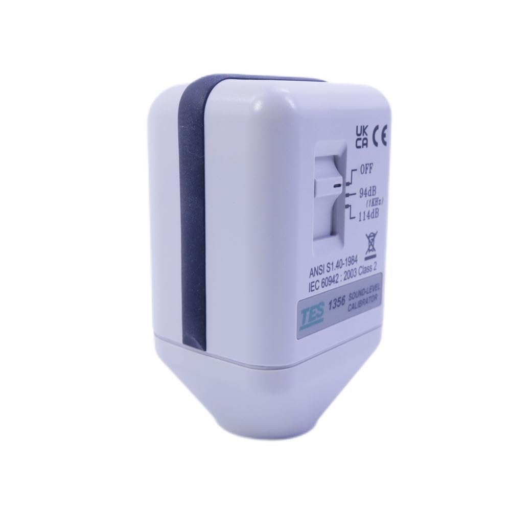 TES-1356 Sound Level Calibrator 94/114dB Noise Tester Calibration Meter
