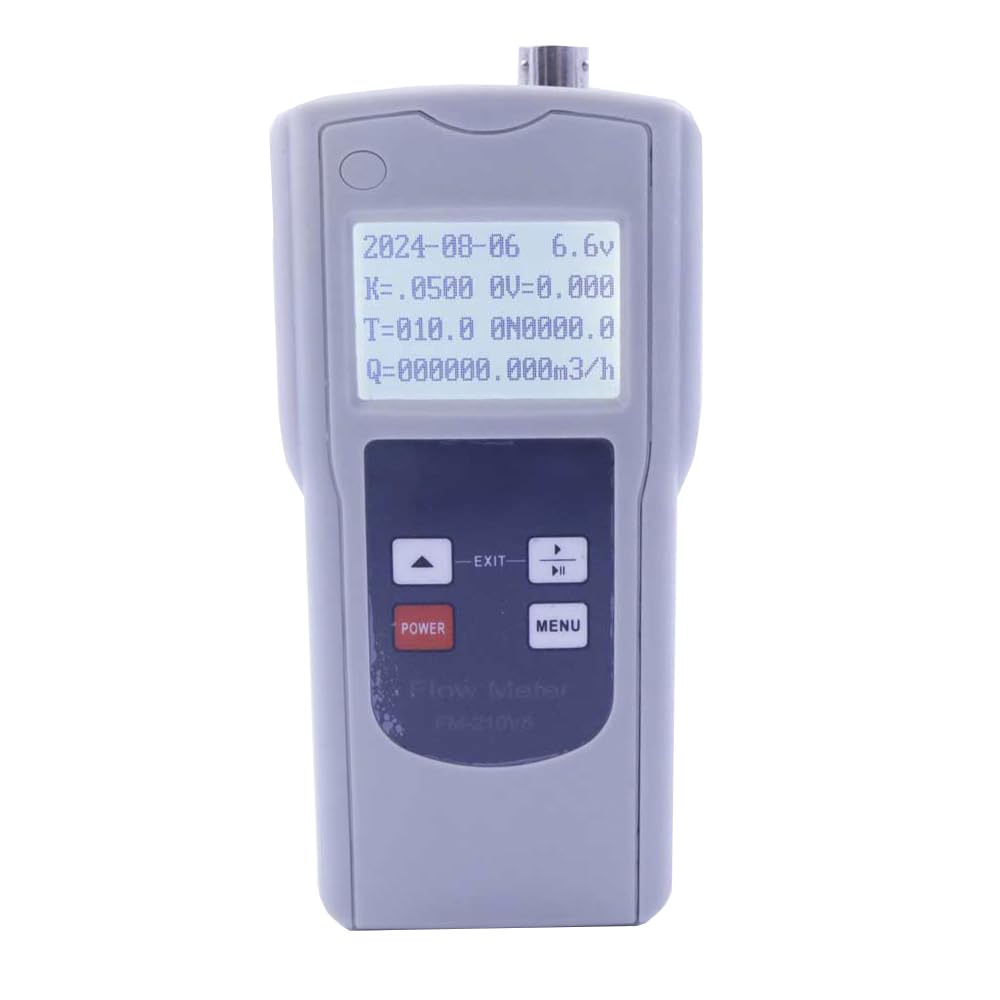 FM-210V5 Portable Flow Meter Water Velocity Tester Open Channel Flow Rate Meter Speed Range 0.01-5.00m/s