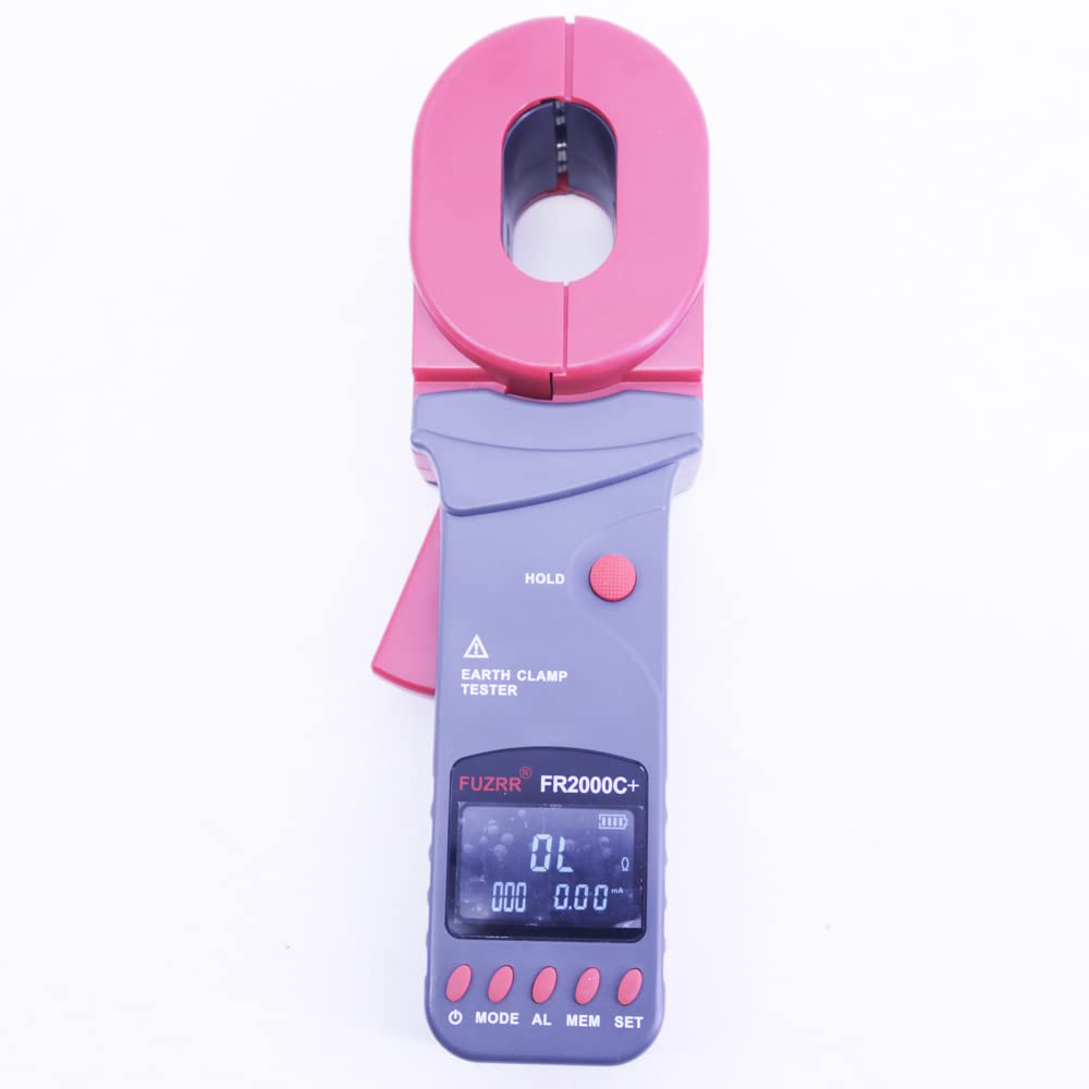 FR2000C+ Clamp Ground Resistance Tester Multifunctional Resistance Tester Range: 0.01-1200ohm