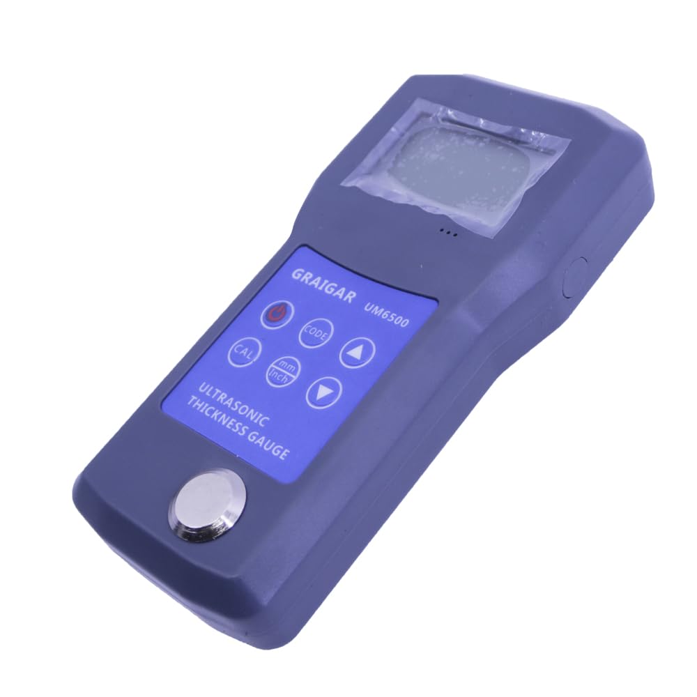 Graigar UM6500 Portable Digital Ultrasonic Thickness Gauge Meter 1.0-245mm 0.05-8inch