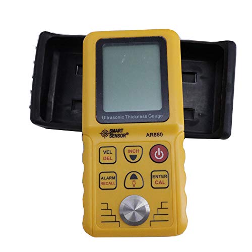 Graigar AR860 Digital Ultrasonic Thickness Gauge Tester Meter 1.00 to 300.00mm Steel Sound Velocity 1000 to 9999m/s