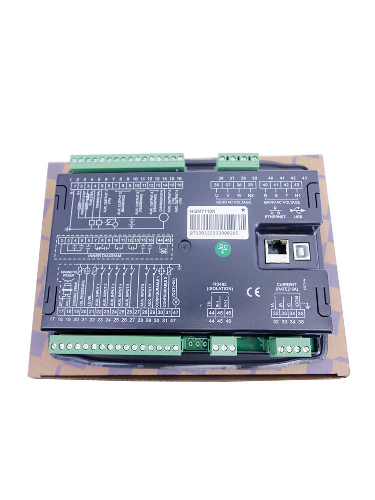 SmartGen HGM7110N Automatic Start Module Power Station Automation Controller ASM Genset Controller USB+RS485+ETHERNET