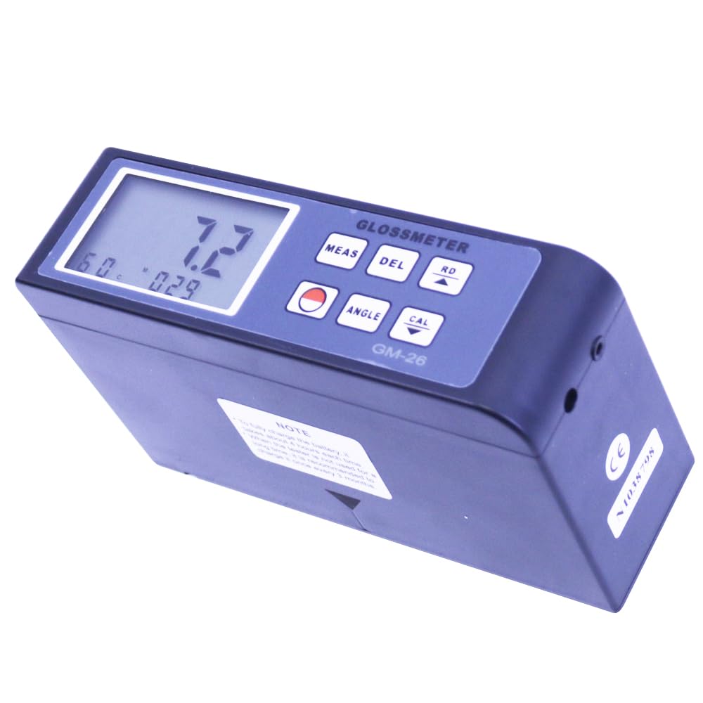 Graigar GM-26 Portabel Digital Glossmeter Gloss Meter 20º 60º 0.1-200Gu Range with Data Memory