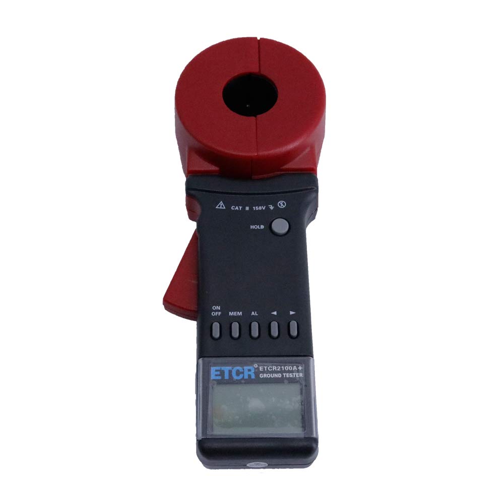 Graigar ETCR2100A+ Digital Clamp Meter Ground Earth Resistance Meter Tester Clamp Earth Resistance Tester 0.01-1200 Measuring Range