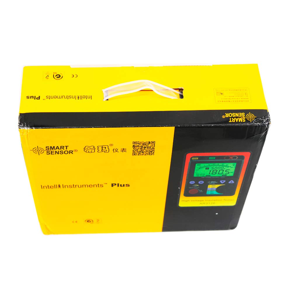 Graigar AR3126 High Voltage Insulation Resistance Tester Meter 500V/1000V/2500V/5000V High Voltage Digital Mega Ohmmeter