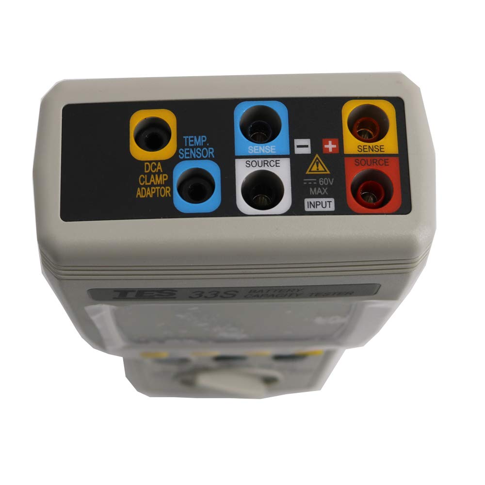 Graigar TES-33S Battery Capacity Tester TES33S Battery Capacity 0 to 1200AH RS232 PC Interface Original Upgraded Version Battery Tester