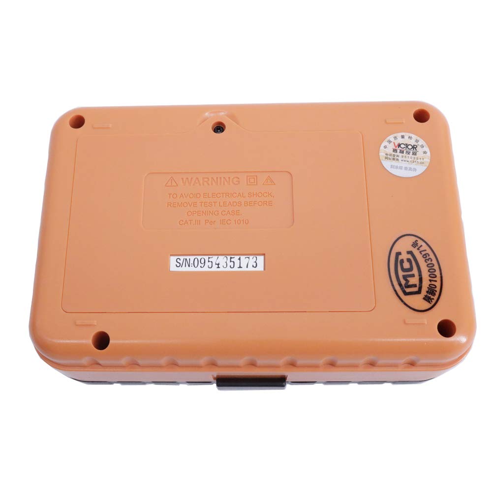 Graigar VC60E+ Digital Insulation Resistance Tester Gauge DC/AC 50M ohm-199.9G ohm Meter Tester