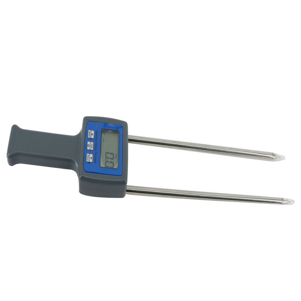Graigar TK100W 4 Digital LCD Wood Sawdust Meter Hay Bale Bamboo Powder Moisture Fiber Tester