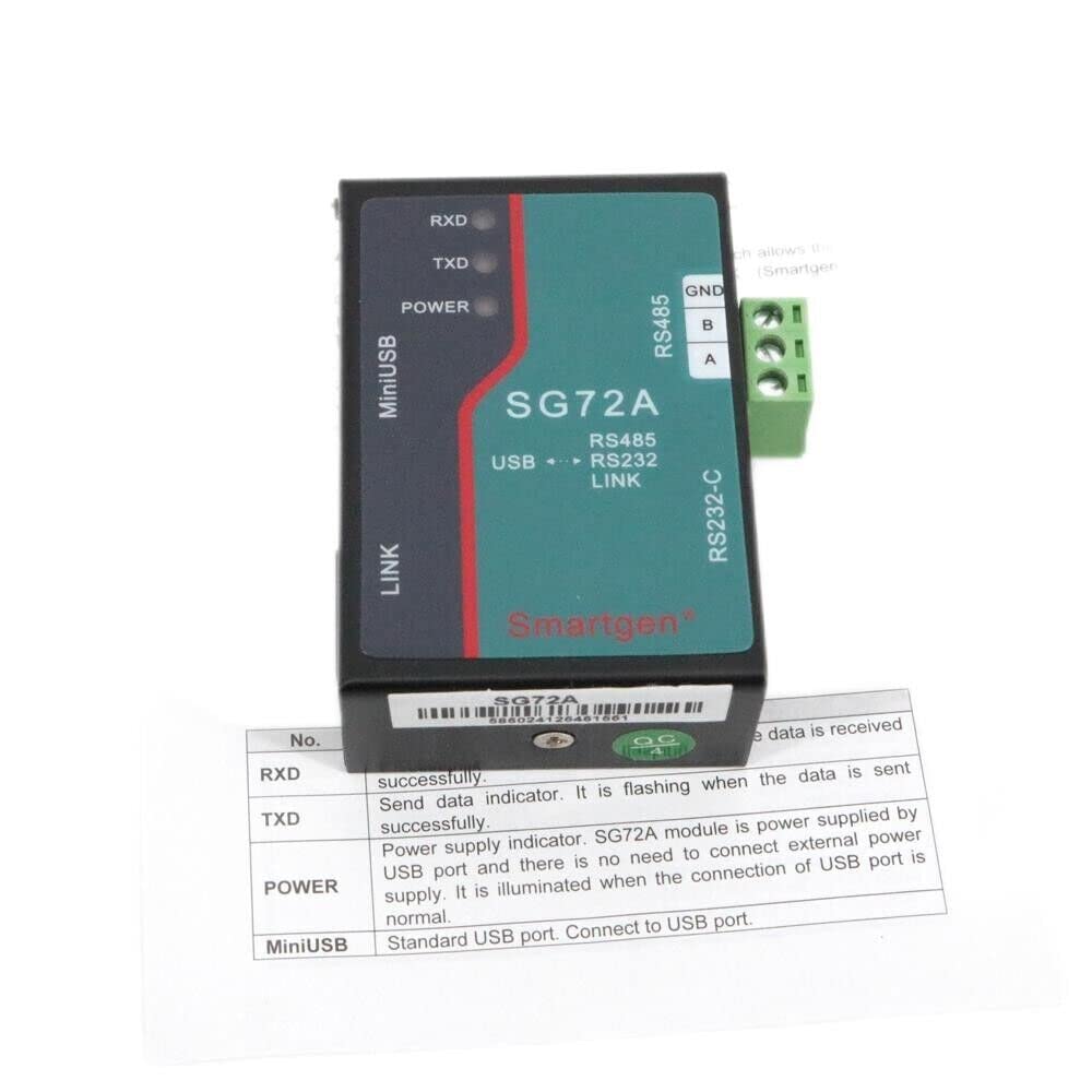 Smartgen SG72A Generator Communication Port Conversion Module USB-RS232 USB-RS485