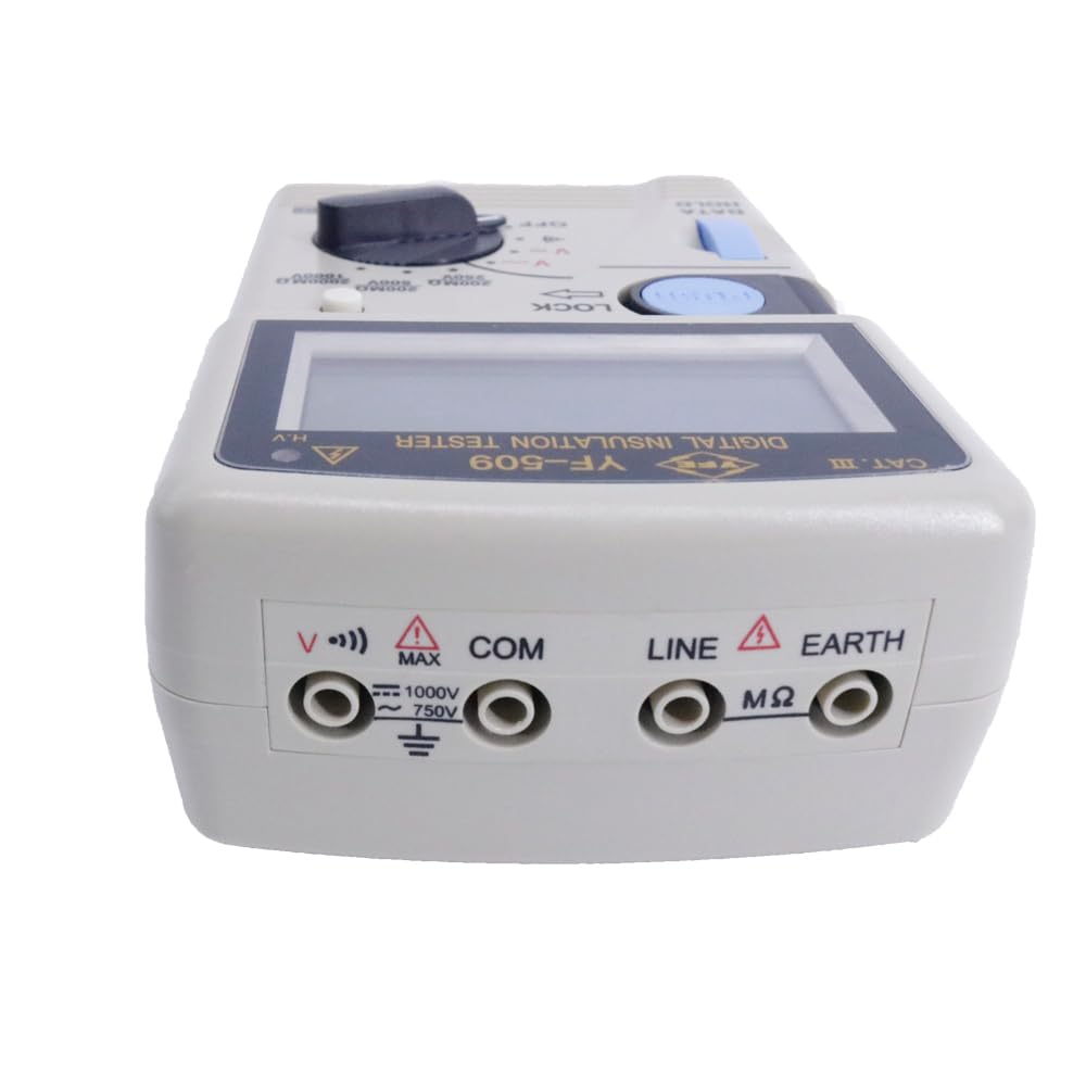 Tenmars YF-509 Digital Insulation Tester AC DC Voltage Meter High Resistance Insulation Meter