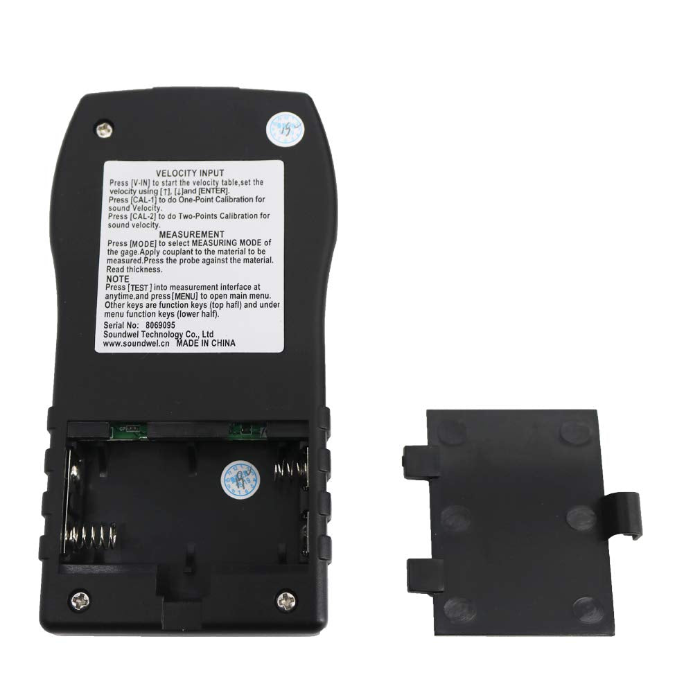 Graigar SW6 Ultrasonic Thickness Gauge Meter Measurement Range 0.65~400mm High Resolution 0.01mm With USB Interface