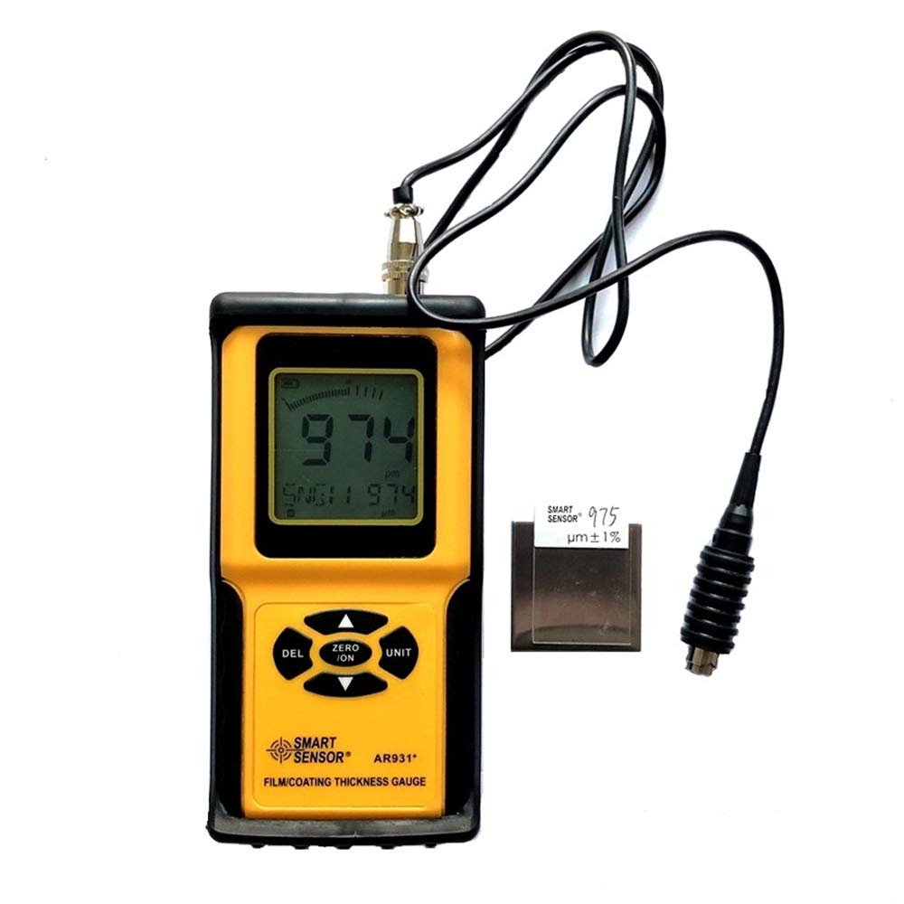 Smart Sensor AR931+ Film Thickness Gauge Range 0~1800μm Coating Thickness Tester