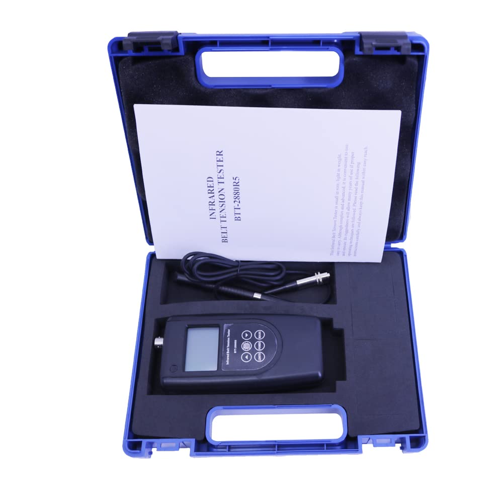 New BTT-2880R5 Split Portable Infrared Belt Tension Tester Range 10~500Hz Digital Motor Tensiometer 1.2m Length Cable Probe