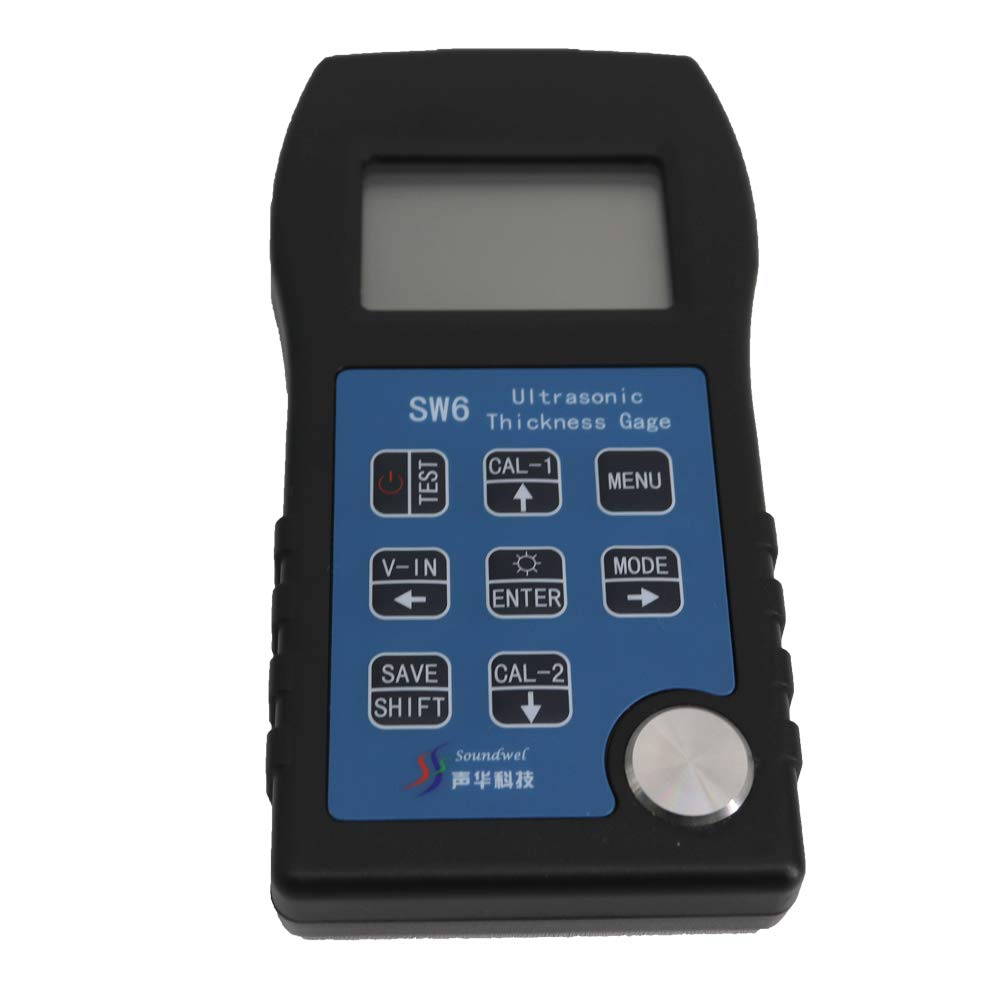 Graigar SW6 Ultrasonic Thickness Gauge Meter Measurement Range 0.65~400mm High Resolution 0.01mm With USB Interface