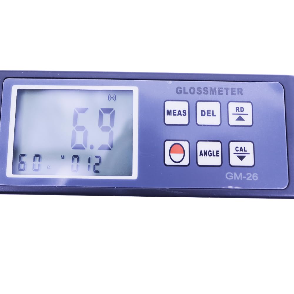 Graigar GM-26 Portabel Digital Glossmeter Gloss Meter 20º 60º 0.1-200Gu Range with Data Memory