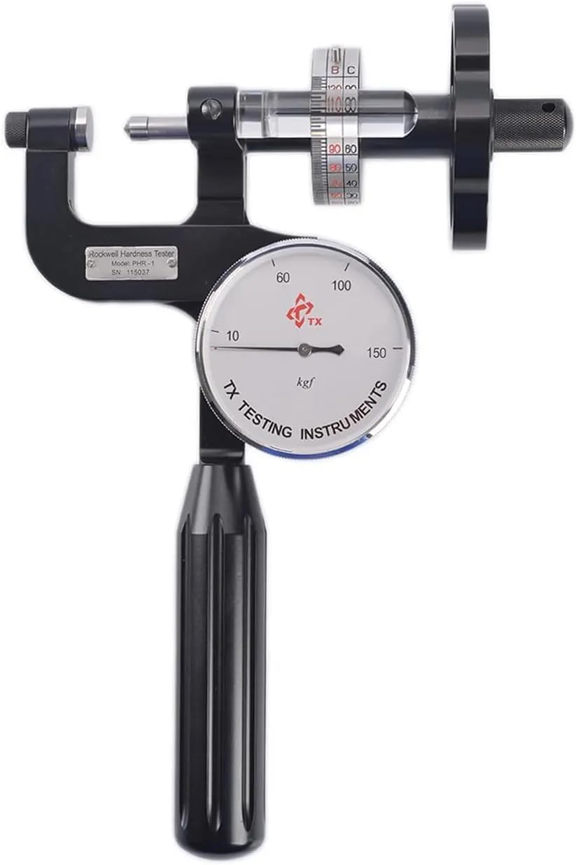 PHR-1 Portable Rockwell Hardness Tester Metal Hardness Gauge Alloy Iron Hardness Meter
