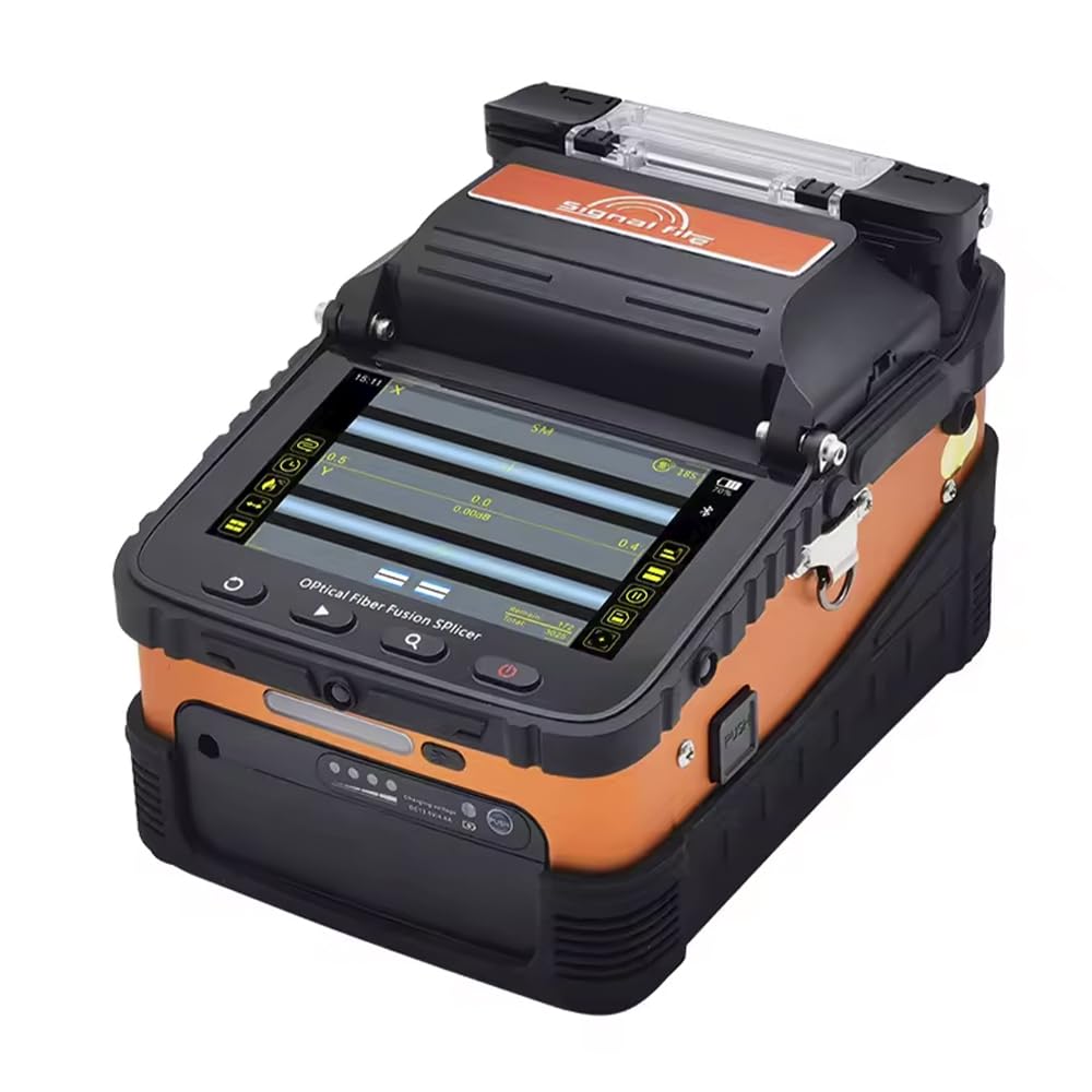 AI-6C Automatic Fiber Optic Fusion Splicer Kit Optical Fiber Fusion Splicer Electric FTTH Welding Machine