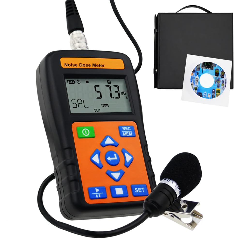Tenmars ST-130 Noise Dose Meter Sound Level Meter with Data Logger Measurement Range 30dB to 140dB (A)