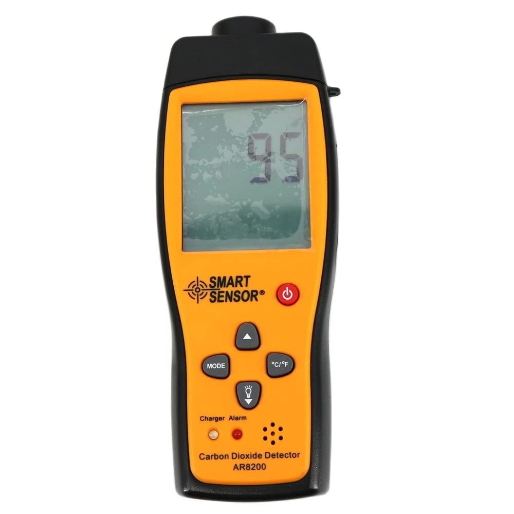 Smart Sensor AR8200 Digital CO2 Meter Monitor Gas Detector Carbon Dioxide Tester 350~9999PPM