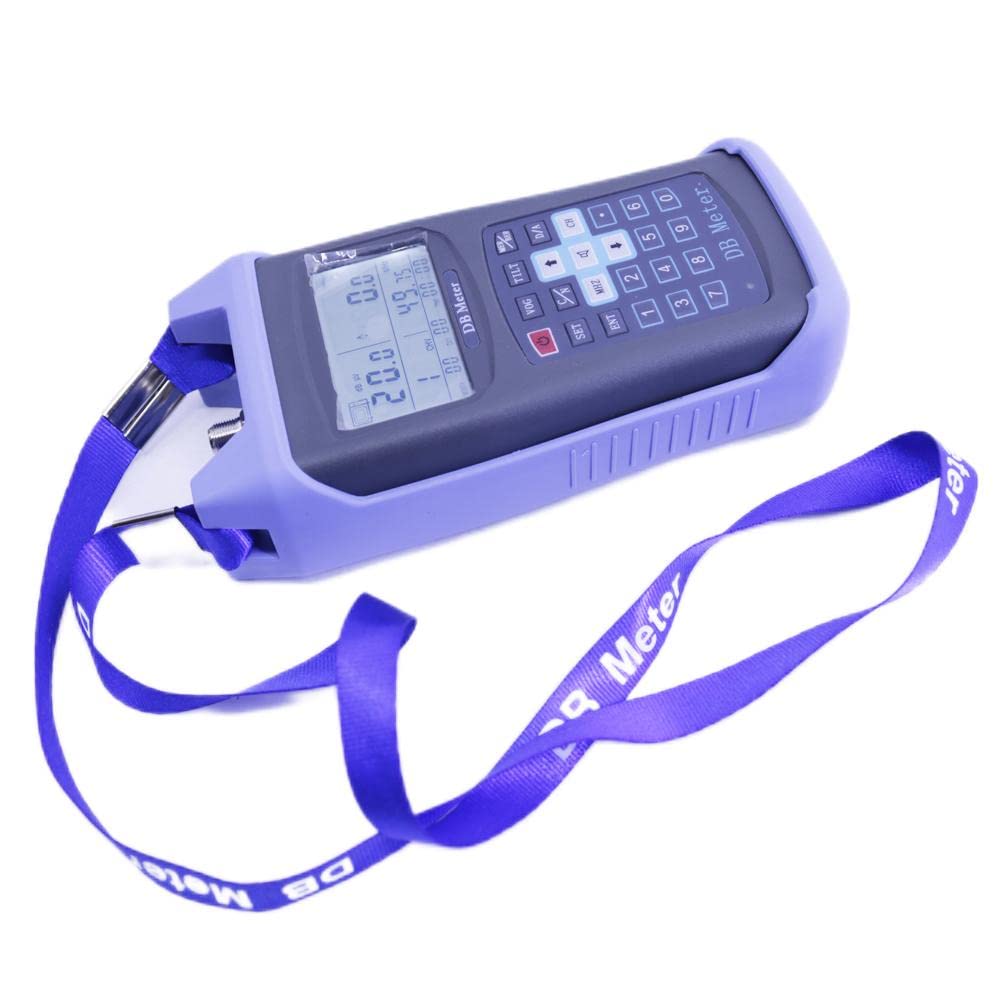 MS9802Q Digital Signal Strength Meter Support Analog CATV/DVB-C DB Meter DVB-C Range 47MHz~870MHz