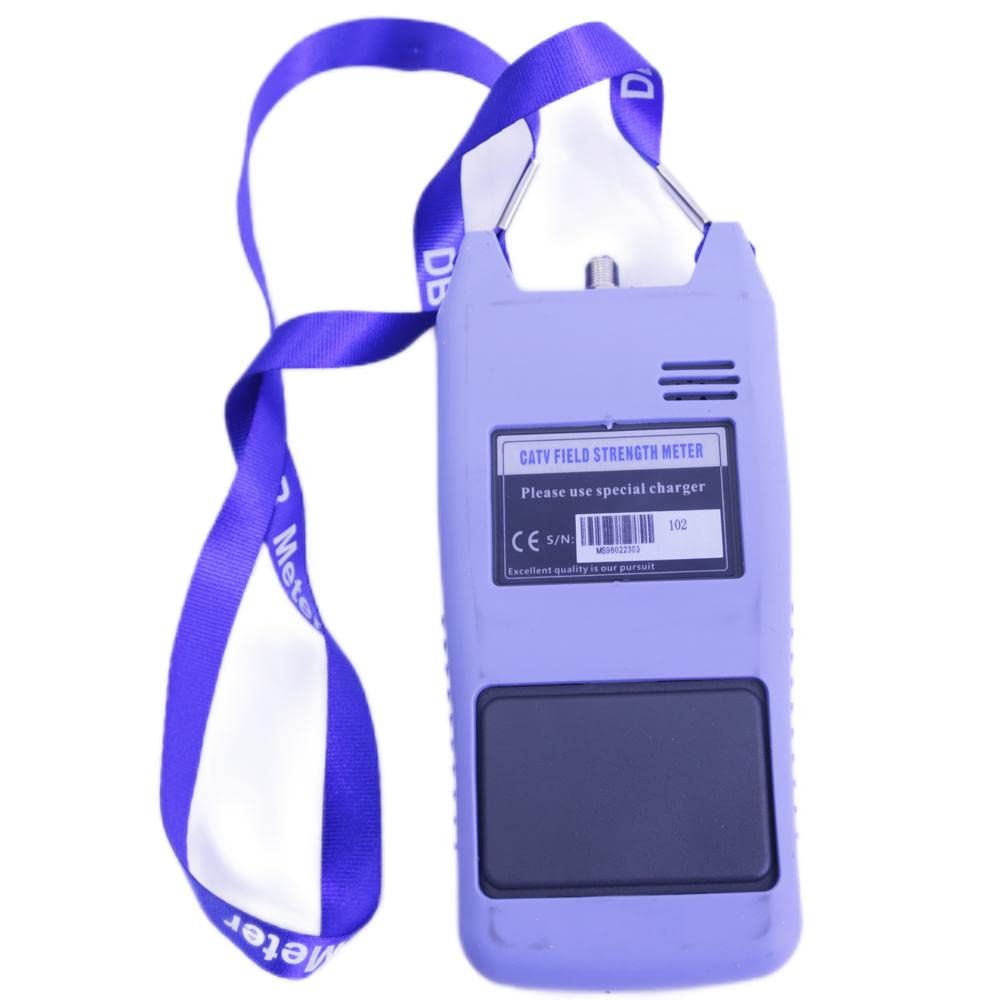 MS9802Q Digital Signal Strength Meter Support Analog CATV/DVB-C DB Meter DVB-C Range 47MHz~870MHz