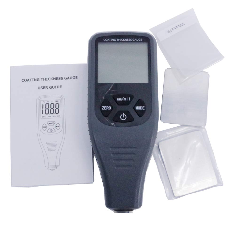 Graigar TC200 Coating Painting Thickness Gauge Meter Tester Measuring Range 0~1300um with Backlight Display