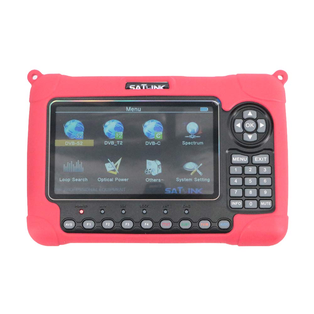 Graigar WS-6980 7'' Inch High Definition Digital Satellite TV Finder WS6980 Digital Satellite Signal Finder Meter DVB-S2/C/T2 COMBO Spectrum Analyzer Optical Power Detection Constellation Analyzer