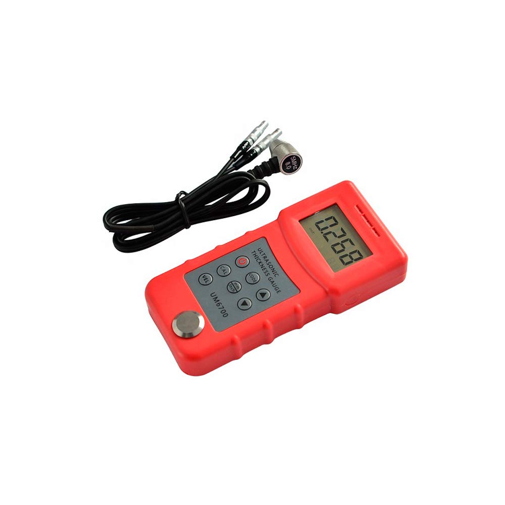Graigar UM6700 Ultrasonic Thickness Gauge Metal Thickness Meter Testing for Many Ultrasonic Wave Well-conductive Materials 1.0-280mm,0.05-11.8inch