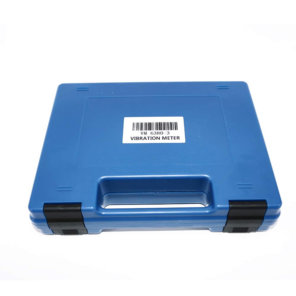 New VM6380-3 Digital Vibration Meter with 3 Piezoelectric Transducers Periodic Motion Vibrator