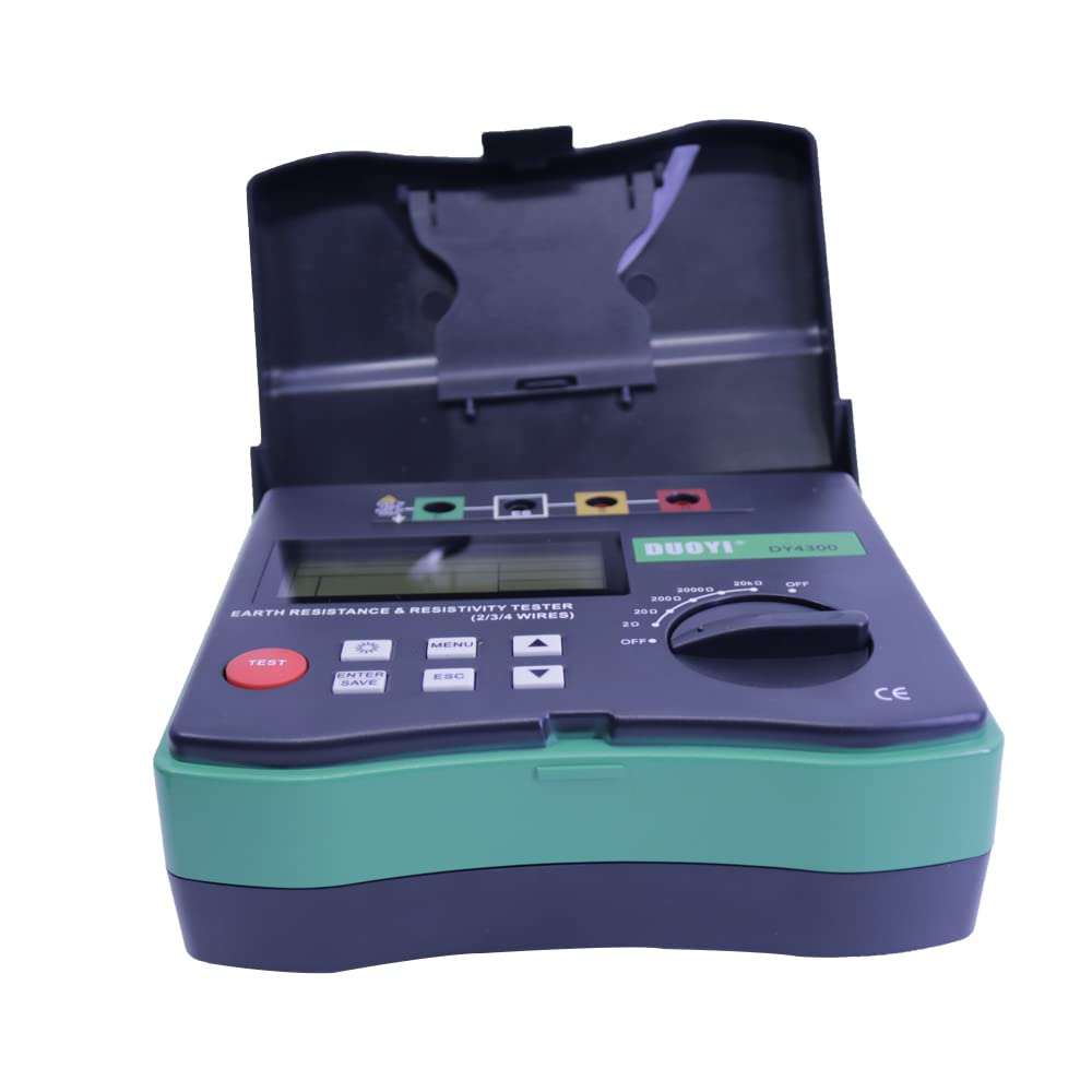 DY4300 4-Terminal Ground Resistance and Soil Resistivity Tester Digital Insulation Meter