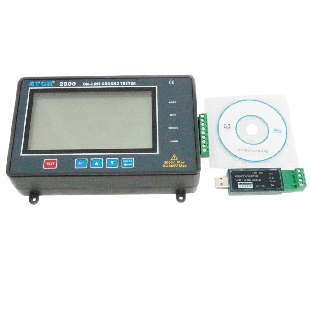 Graigar ETCR2900 Online Earth Resistance Tester On-Line Monitoring Ground Resistance Grounding Resistance Tester ETCR 2900 Online Detection Instrument Real-time Monitoring